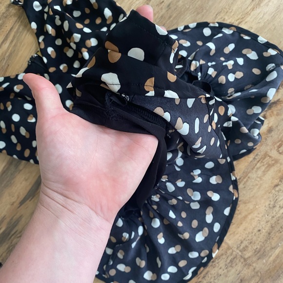 Lizard Thicket polka dot romper! Brand new never worn! Wraps around the back! - Picture 6 of 10
